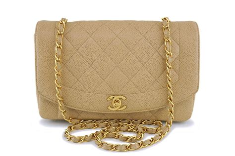 chanel caviar diana|Chanel Diana Bags .